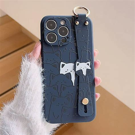 Socouple Funda De Silicona Suave Con Correa De Muñeca Para Samsung Carcasa Con Soporte Para