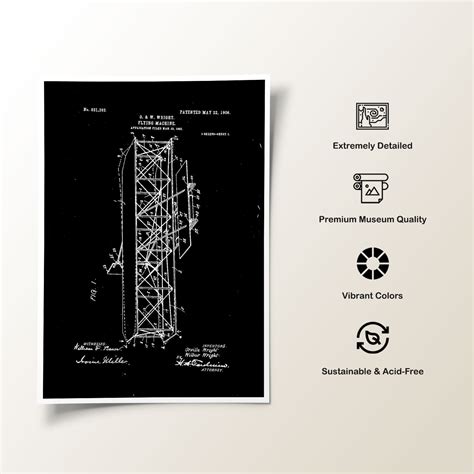 Flying machine: Buy Premium Framed Blueprints & Patent Art Online ...