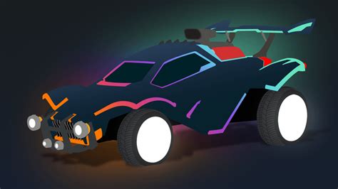 Octane Vector Art I made : RocketLeague