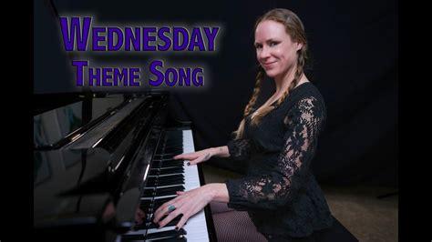 Wednesday Theme Song Acoustic Piano Cover By Pcok Youtube