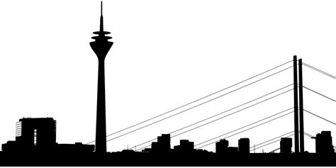 Download Dusseldorf, Skyline, Rhine. Royalty-Free Vector Graphic - Pixabay