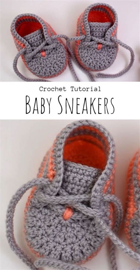 Crochet Baby Sneakers