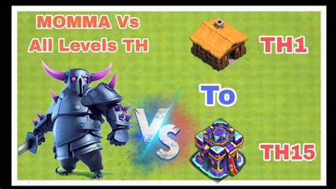 All Levels Townhall Vs Momma Pekka How Many Townhall Down Watch