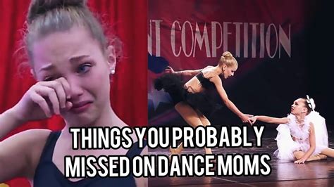 Things You Probably Missed On Dance Moms Part 2 Youtube