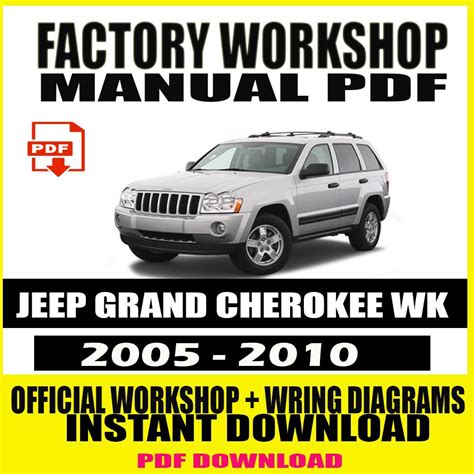 Jeep Grand Cherokee Wk Repair Workshop Manual Digitalpaperpro