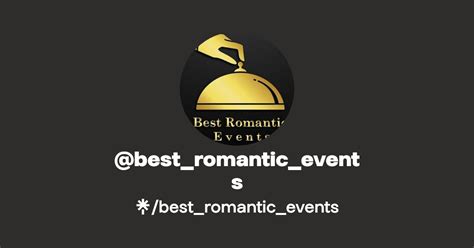 Best Romantic Events Instagram Facebook TikTok Linktree