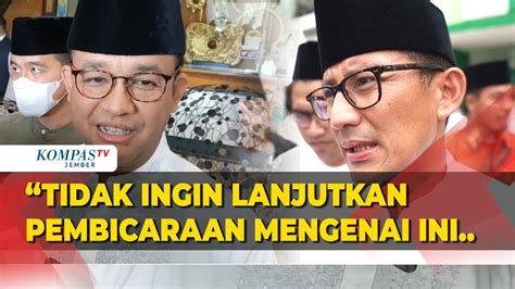 Kata Sandiaga Uno Soal Rp M Utang Anies Saya Tak Ingin Lanjutkan