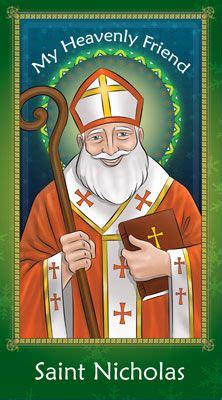 Heavenly Friends Prayer Cards My Heavenly Friend St Nicholas