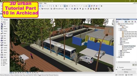 Archicad Beginner Tutorial D Urban Planing Tutorial Part