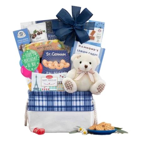 Birthday Wishes Gift Basket | Sweet Gourmet Gifts to the USA