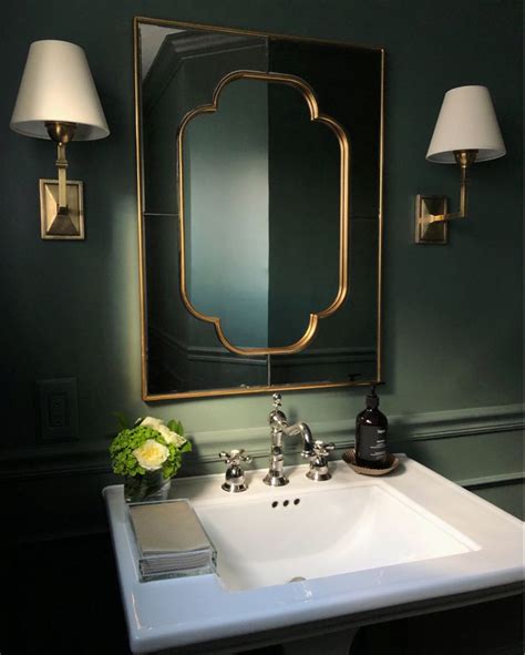 Moody Powder Room Powder Room Paint Colors Powder Room Design