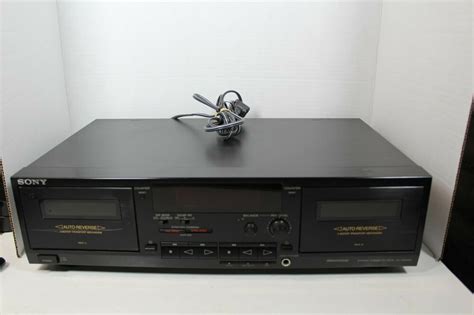 Sony Cassette Deck Tc Wr590 Dual Tape Deck Dolby Nr Parts Repair W