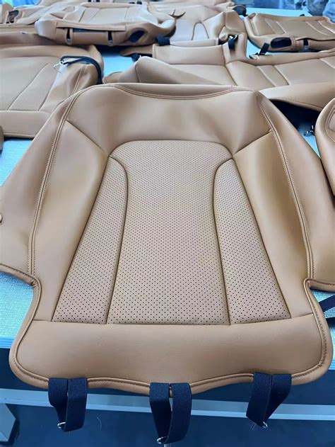 Factory Customized Car Seat Covers For Any Model Pvc Nappa Leather And Other Materials Colors