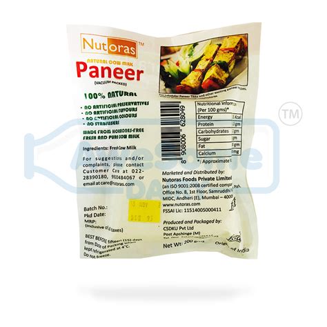 Nutritional Value Of Skimmed Milk Paneer - Nutrition Ftempo