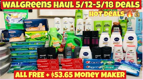 Walgreens Couponing Haul Deals Huge Money Maker Deals