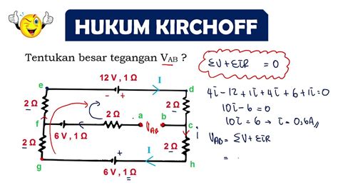 Hukum Kirchoff Fisika Sma Kelas 12 Youtube