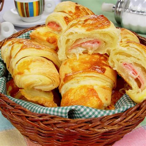 Croissant De Presunto E Queijo Vovó Zita Receitas