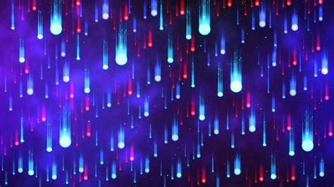 Neon Rain Drops Wallpaper