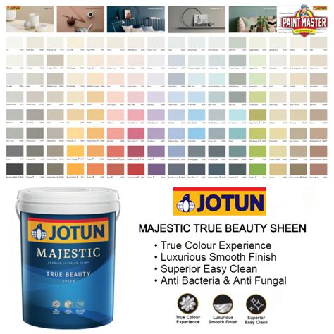 5L JOTUN MAJESTIC TRUE BEAUTY SHEEN Smooth Pearl Sheen Finishing