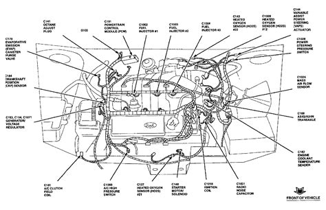 Diagram Ford Taurus Engine Wiring Diagram Mydiagram Online