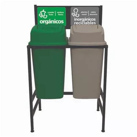 Estación de Reciclaje 2 Divisiones 60L u 80L – Bucks Containers