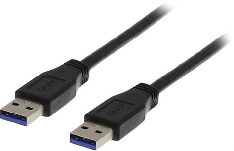 Deltaco Usb Kabel Typ A Hane Typ A Hane M Sort Teknikdele Dk