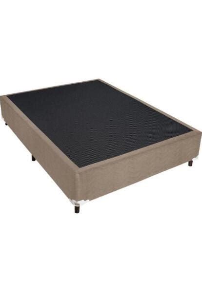 Cama Box Base Casal Suede X Areia Madeiramadeira