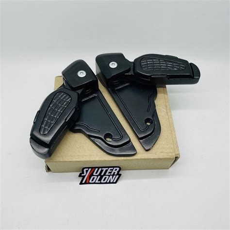 Jual V Footstep Footrest Model Tony Black Vespa Sprint Primavera