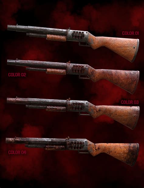 Zombie Weapons Set | Daz 3D