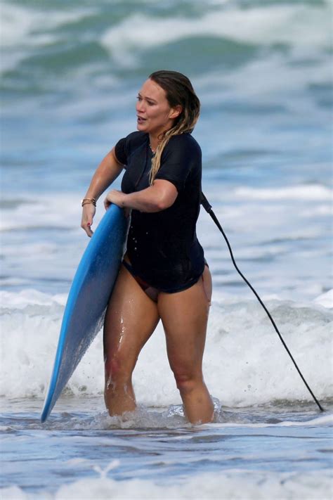 Hilary Duff In Bikini Bottoms Surfing Gotceleb The Best Porn