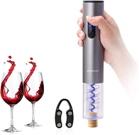 Ankway Apribottiglie Di Vino Elettrico Cavatappi Elettrico Visibile