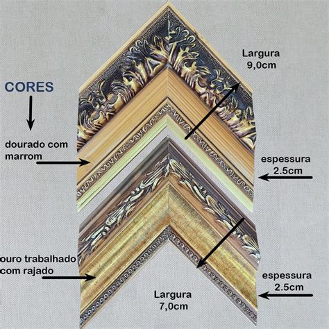 Moldura Para Quadros Grandes - Moldura trabalhada para Quadros - Molduras Los Amigos