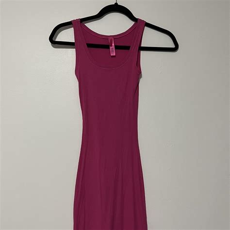 SKIMS Womens Soft Lounge Mini Dress Hot Pink Depop