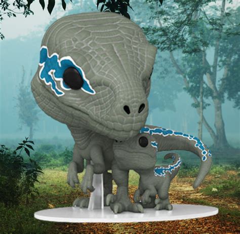 Jurassic World Dominion Funko Pop Velociraptor Blue Beta 1212