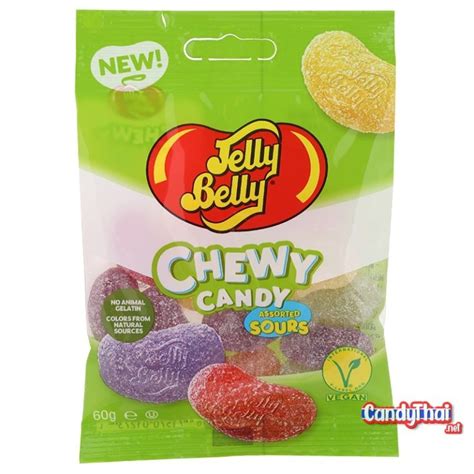 Jelly Belly Chewy Candy Sours Assorted 60g Candy Thai