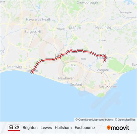 28 Route Schedules Stops Maps Brighton Updated