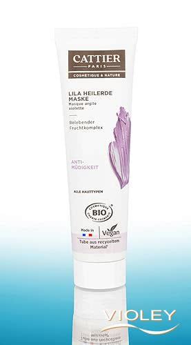 Cattier Lila Heilerde Maske 100 Ml Bei Violey