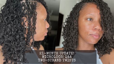 21 MONTH MICROLOCS UPDATE Q A TWO STRAND TWISTS FINE HAIR YouTube