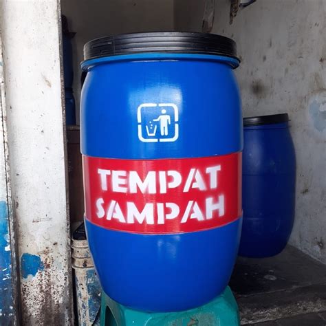 Jual Tong Tempat Sampah Gentong Air Dan Drum Tong Biru Liter Tebal