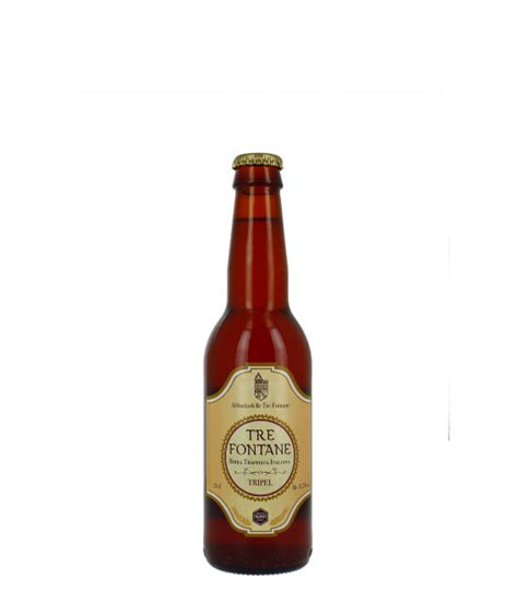 Bière Trappiste TRIPEL 33 cL TRE FONTANE Abbaye de