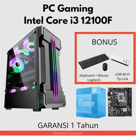 Jual Pc Gaming Paket Cpu Rakitan Komputer Intel Core I F Vga Gtx