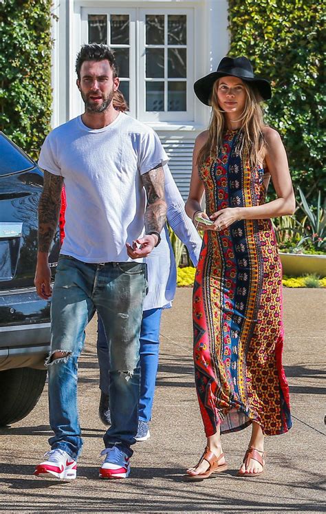 BEHATI PRINSLOO and Adam Levine Out in Pacific Palisades 03/28/2016 ...