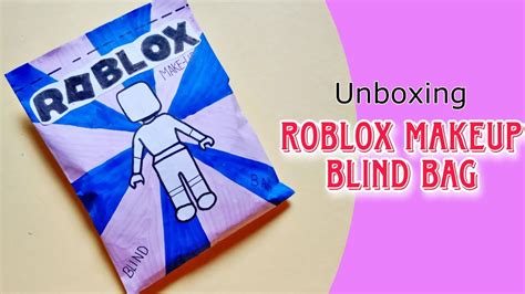 🥰paper Diy🥰 Blind Bag Paper Roblox Makeup Asmr Opening Blind Bag Youtube