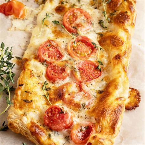 Puff Pastry Pizza Recipe Easy 30 Minute Meal Twosleevers