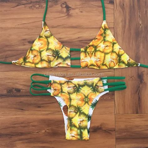 Wholesale Summer Women New Designer Sexy Pineapple Bikini Buy Sexy