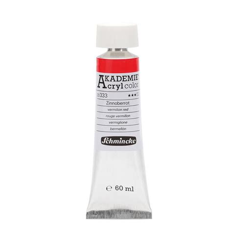 Schmincke 60ml AKADEMIE Acryl Zinnoberrot Acryl 23 333 011