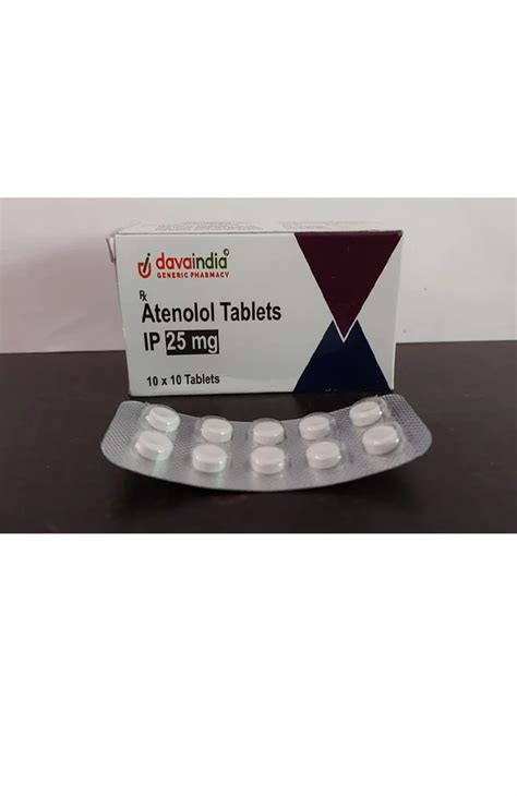 Atenolol Tablets Mg Packaging Type Strips Packaging Size X At