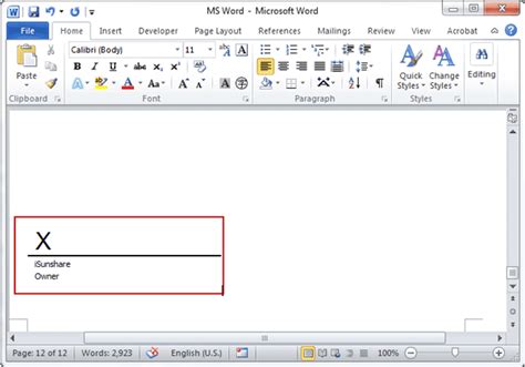 How to Digitally Sign Word Document in Microsoft Word