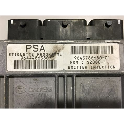 Ecu Motor Sagem S Psa Hw Sw