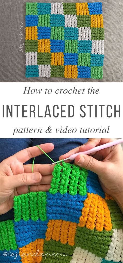 Learn The Interlaced Braided Crochet Stitch Pattern | CrochetBeja